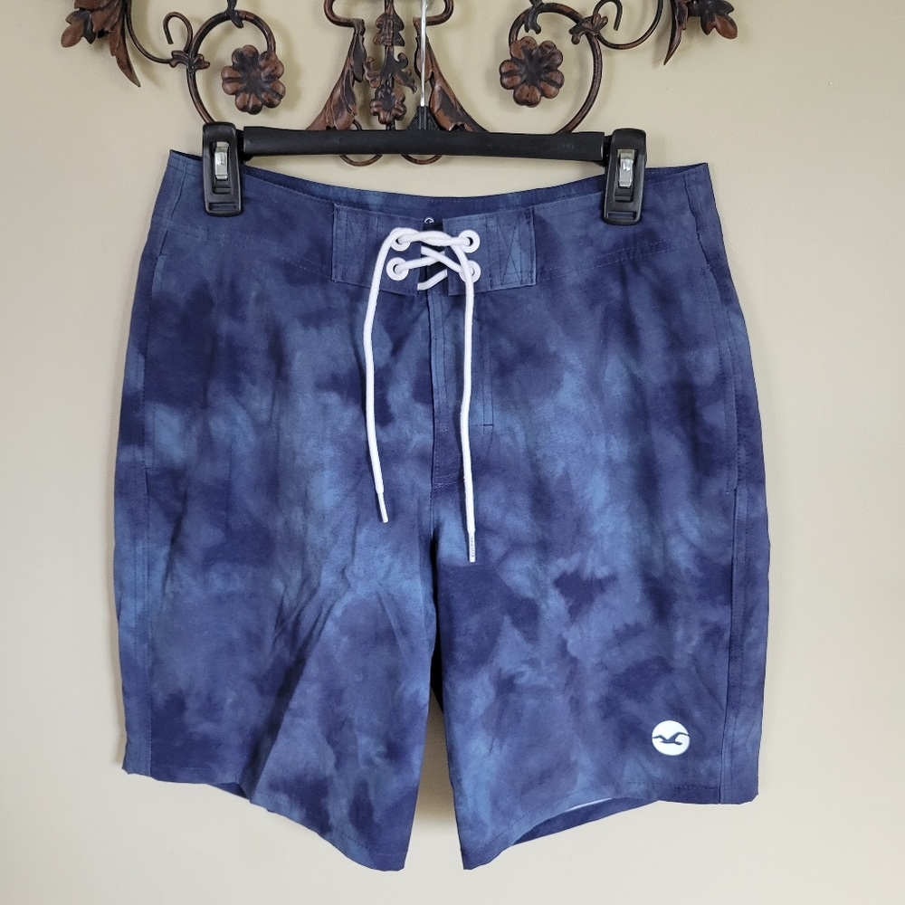 Hollister tie dyed epic flex swim trucks